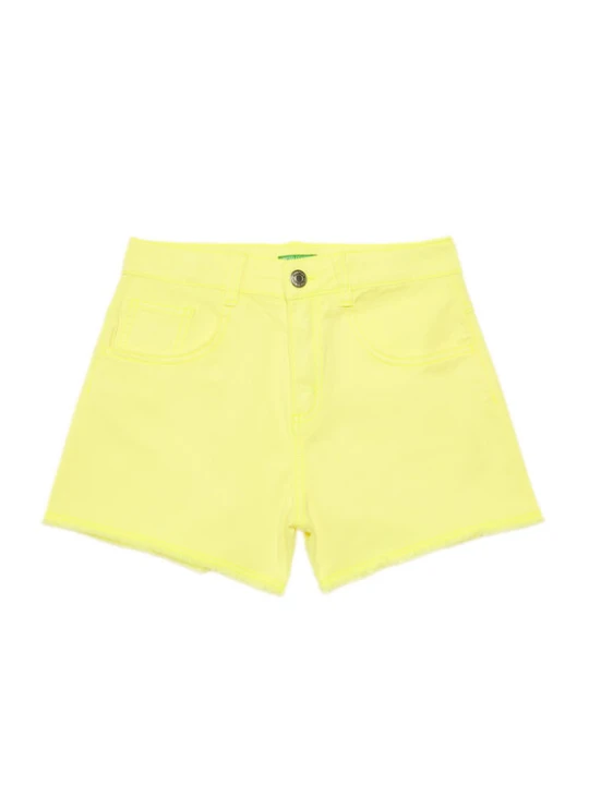 Zdjęcie produktu United Colors Of Benetton Szorty jeansowe 4O69C9040 Żółty Regular Fit