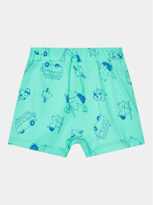 Zdjęcie produktu United Colors Of Benetton Szorty materiałowe 30HPAF011 Turkusowy Regular Fit