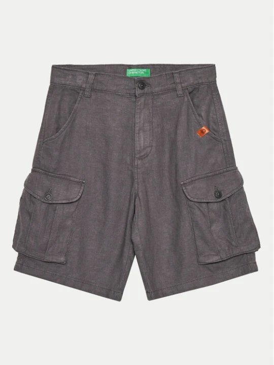 Zdjęcie produktu United Colors Of Benetton Szorty materiałowe 424RC902X Szary Regular Fit