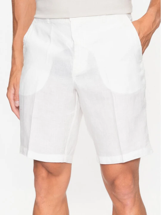 Zdjęcie produktu United Colors Of Benetton Szorty materiałowe 4AGH59548 Écru Regular Fit
