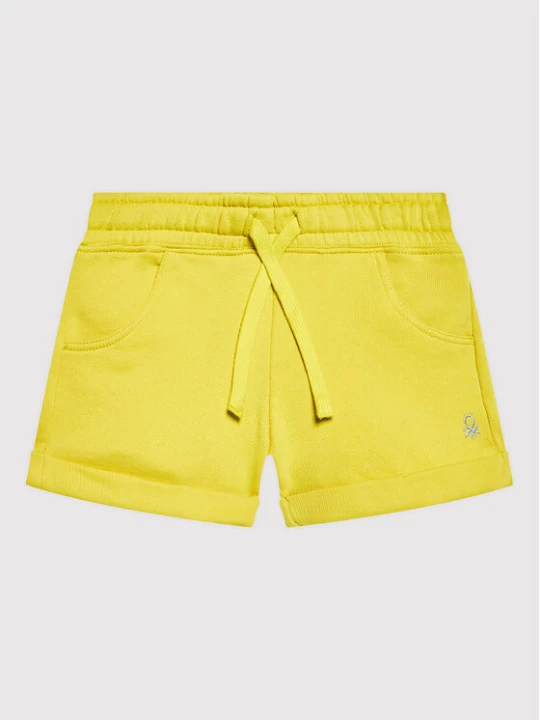 Zdjęcie produktu United Colors Of Benetton Szorty sportowe 3J68I0973 Żółty Regular Fit