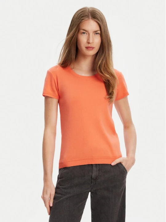 Zdjęcie produktu United Colors Of Benetton T-Shirt 1091D1M10 Pomarańczowy Regular Fit