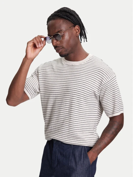 Zdjęcie produktu United Colors Of Benetton T-Shirt 1195K109V Beżowy Relaxed Fit