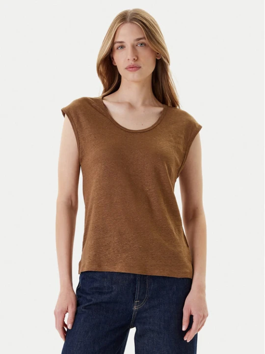 Zdjęcie produktu United Colors Of Benetton T-Shirt 37UJE16B1 Brązowy Regular Fit