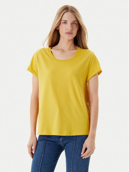 Zdjęcie produktu United Colors Of Benetton T-Shirt 3BVXD109F Żółty Regular Fit