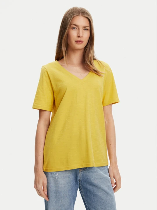 Zdjęcie produktu United Colors Of Benetton T-Shirt 3BVXD400H Żółty Relaxed Fit