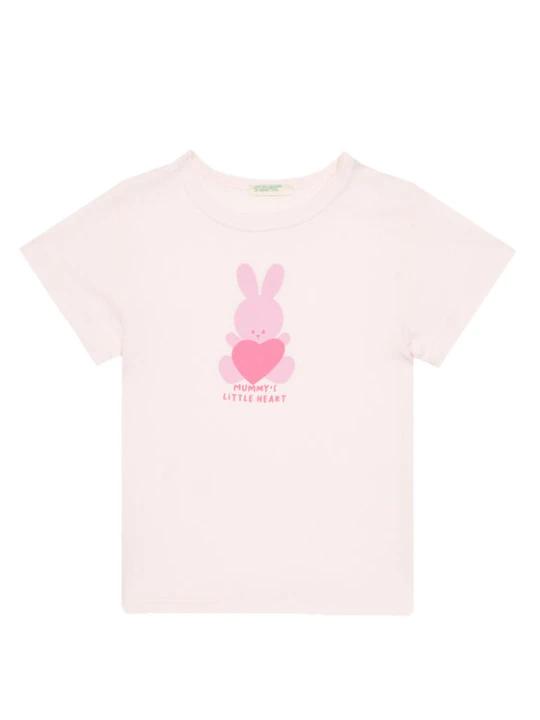 Zdjęcie produktu United Colors Of Benetton T-Shirt 3I1XA1067 Różowy Regular Fit