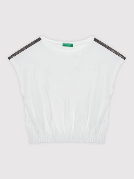 Zdjęcie produktu United Colors Of Benetton T-Shirt 3I1XC102T Biały Regular Fit