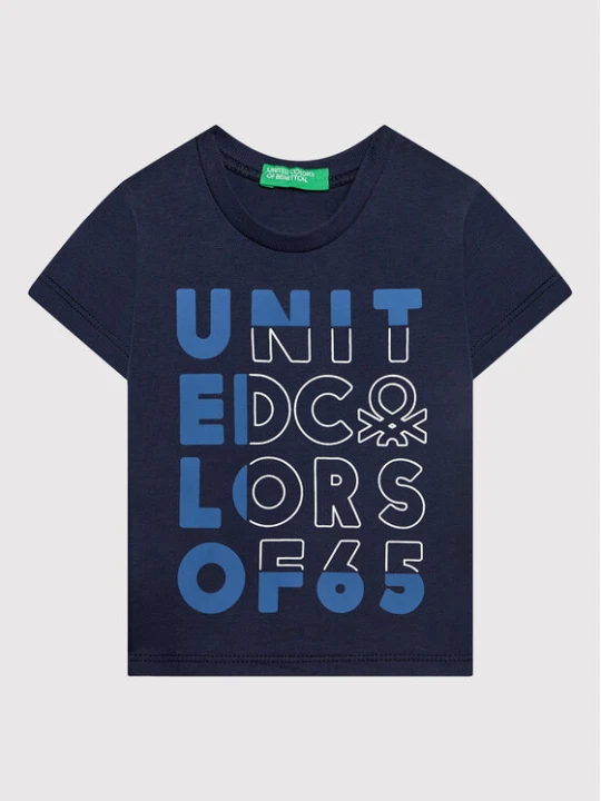 Zdjęcie produktu United Colors Of Benetton T-Shirt 3I1XG100G Granatowy Regular Fit