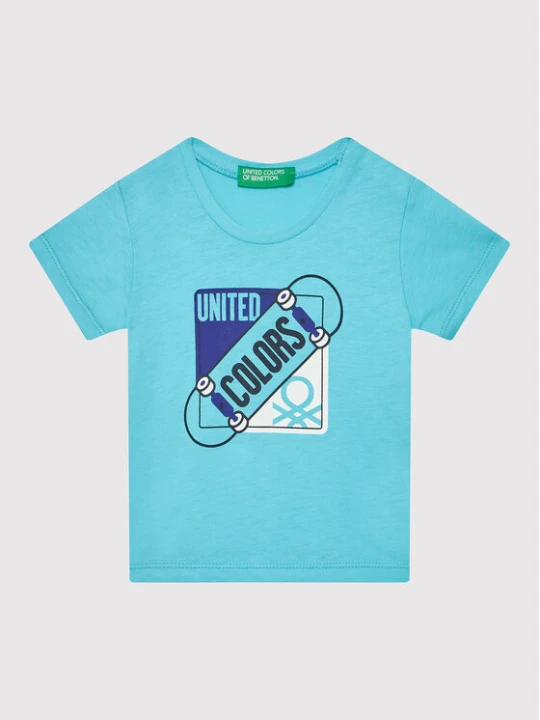 Zdjęcie produktu United Colors Of Benetton T-Shirt 3I1XG102N Niebieski Regular Fit