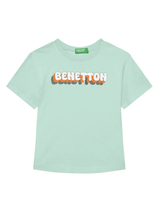 Zdjęcie produktu United Colors Of Benetton T-Shirt 3I1XG10HT Zielony Regular Fit