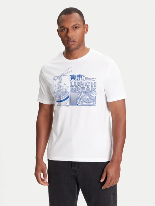 Zdjęcie produktu United Colors Of Benetton T-Shirt 3I1XU10A4 Biały Relaxed Fit