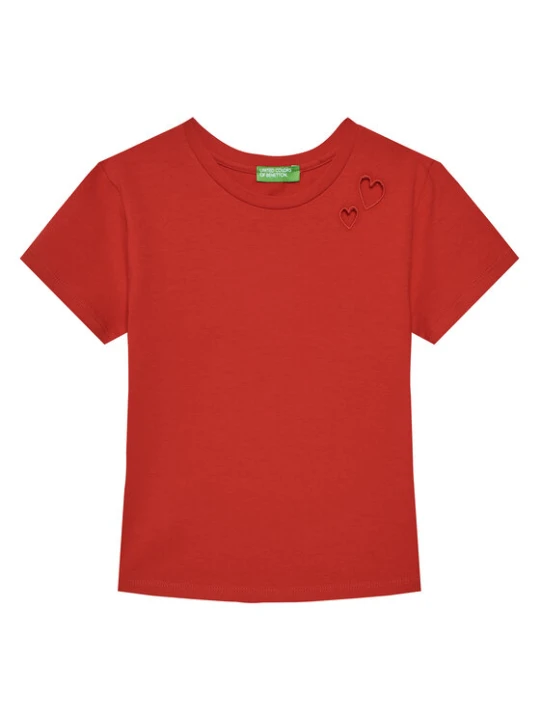 Zdjęcie produktu United Colors Of Benetton T-Shirt 3P4ZC10O0 Czerwony Slim Fit