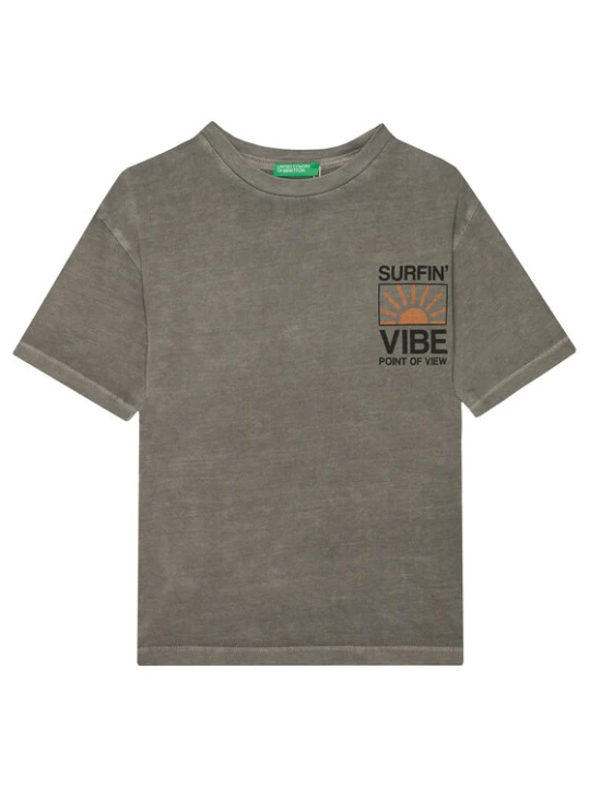 Zdjęcie produktu United Colors Of Benetton T-Shirt 3PCMC10N7 Szary Regular Fit