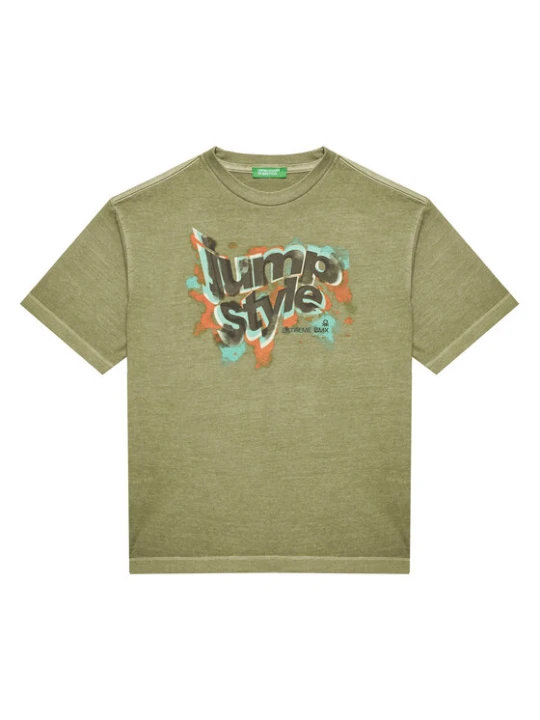 Zdjęcie produktu United Colors Of Benetton T-Shirt 3PCMC10N7 Zielony Regular Fit