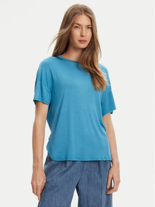 Zdjęcie produktu United Colors Of Benetton T-Shirt 3Z12D101X Niebieski Slim Fit