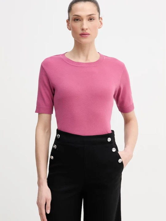 Zdjęcie produktu United Colors of Benetton T-shirt damski bawełniany różowy