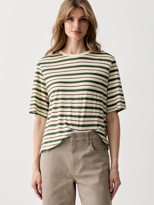 Zdjęcie produktu United Colors of Benetton T-shirt damski z lnem
