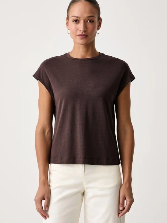 Zdjęcie produktu United Colors of Benetton T-shirt damski z wiskozą