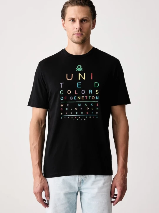 Zdjęcie produktu United Colors of Benetton T-shirt męski bawełniany