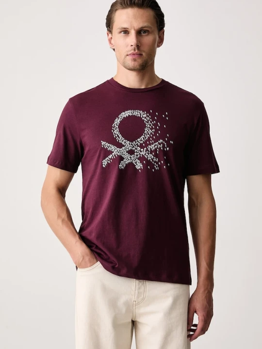 Zdjęcie produktu United Colors of Benetton T-shirt męski bawełniany