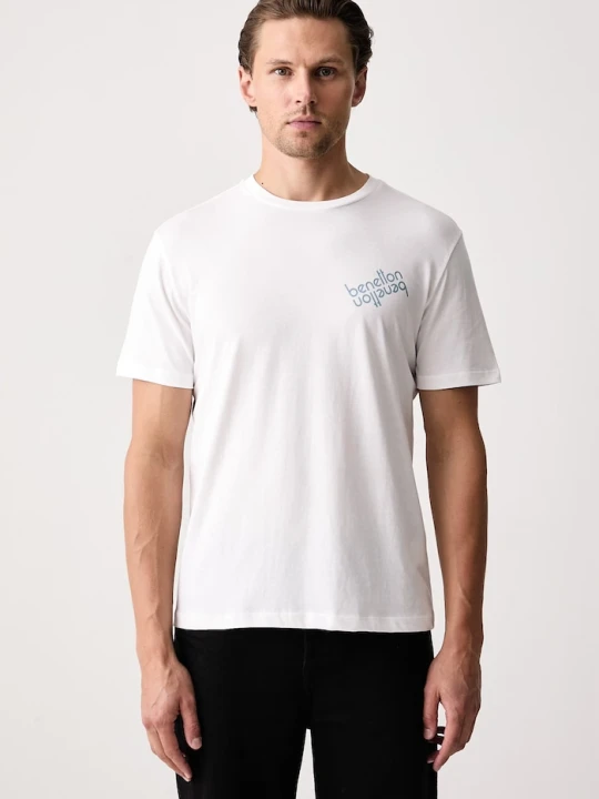 Zdjęcie produktu United Colors of Benetton T-shirt męski bawełniany