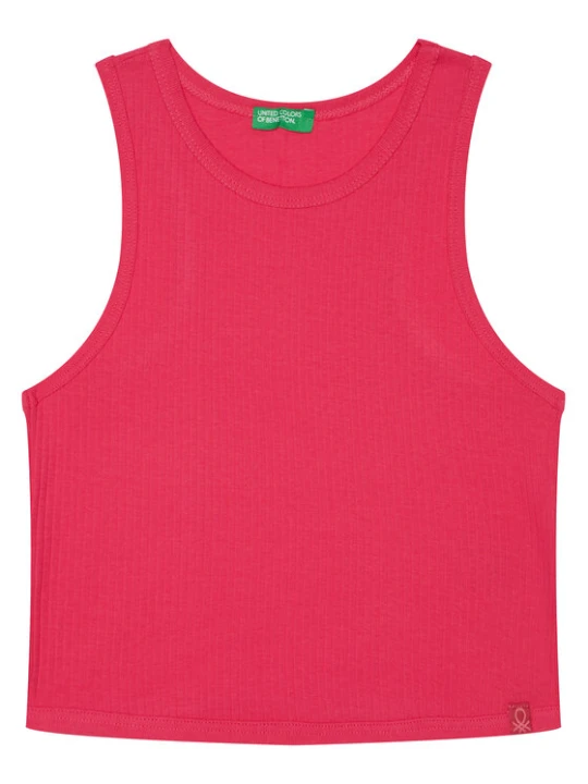 Zdjęcie produktu United Colors Of Benetton Top 31H3CH01F Różowy Slim Fit
