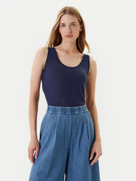 Zdjęcie produktu United Colors Of Benetton Top 37UJE8398 Granatowy Regular Fit
