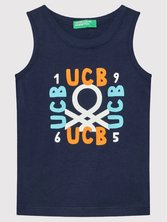 Zdjęcie produktu United Colors Of Benetton Top 3I1XGH002 Granatowy Regular Fit