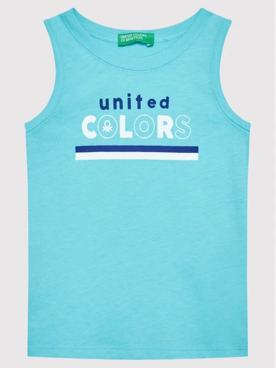 Zdjęcie produktu United Colors Of Benetton Top 3I1XGH002 Niebieski Regular Fit