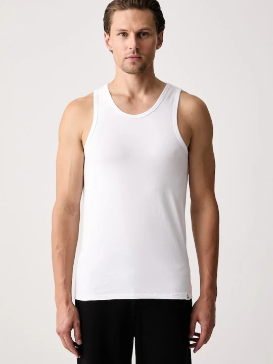 Zdjęcie produktu United Colors of Benetton top męski bawełniany z elastanem 2-pack