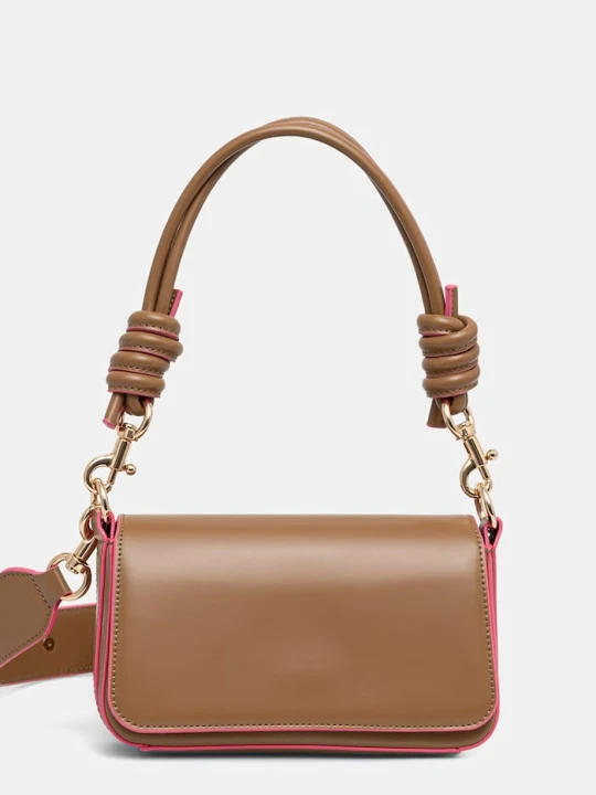 Zdjęcie produktu United Colors of Benetton torebka crossbody damska z imitacji skóry brązowy