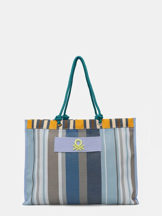 Zdjęcie produktu United Colors of Benetton torebka tote damska turkusowy