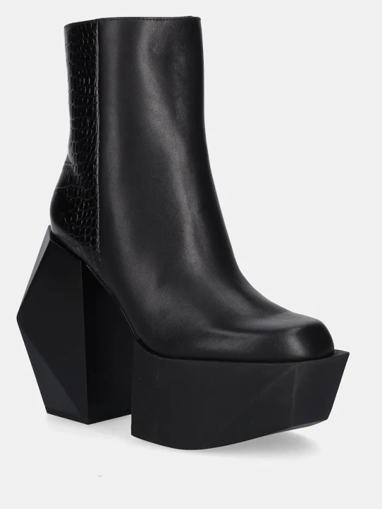Zdjęcie produktu United Nude botki skórzane Stage Boot czarny