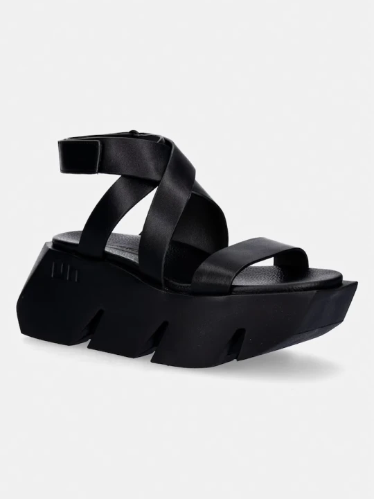 Zdjęcie produktu United Nude sandały na platformie skórzane Bull Way czarny