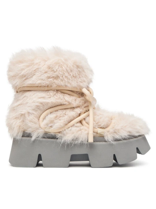 Zdjęcie produktu United Nude Śniegowce Stomper Fur Boot 11048828120 Kremowy