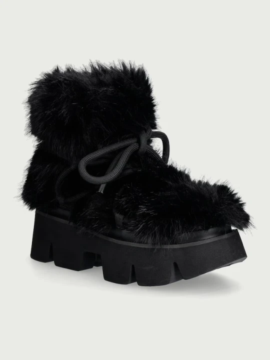 Zdjęcie produktu United Nude Stomper Fur Boot śniegowce damskie czarny
