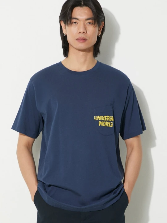 Zdjęcie produktu Universal Works t-shirt bawełniany Print Pocket Tee
