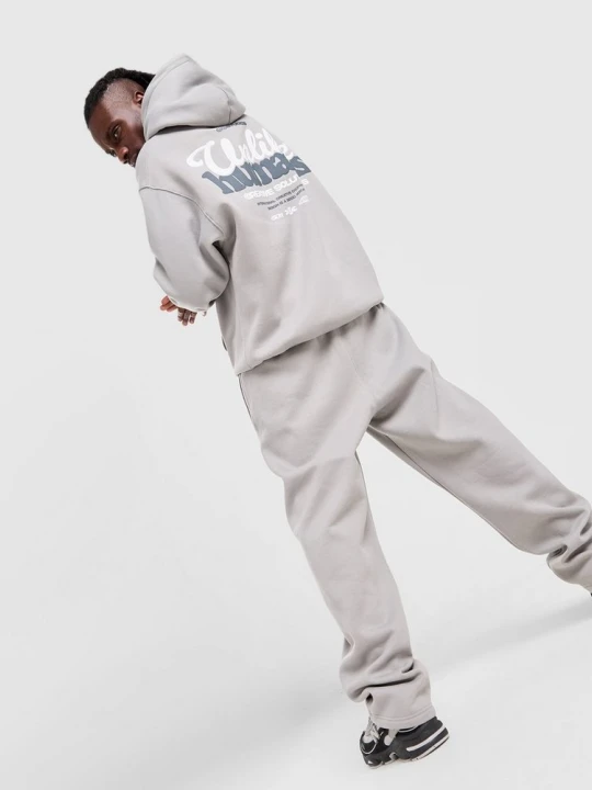 Zdjęcie produktu Unlike Humans Bluza Z Kapturem Idea szary