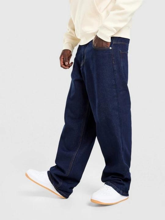 Zdjęcie produktu Unlike Humans Spodnie Jeans Helms granatowy