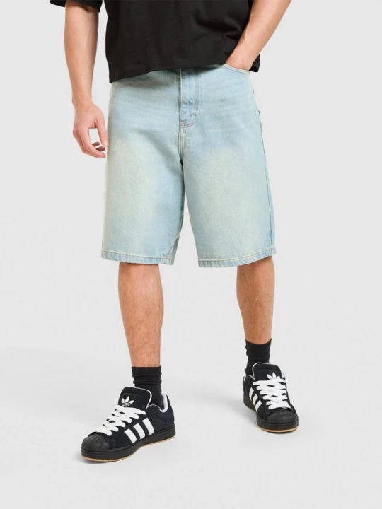Zdjęcie produktu Unlike Humans Szorty Denim Jorts Yen niebieski