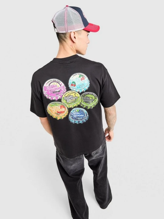 Zdjęcie produktu Unlike Humans T-Shirt Capped czarny