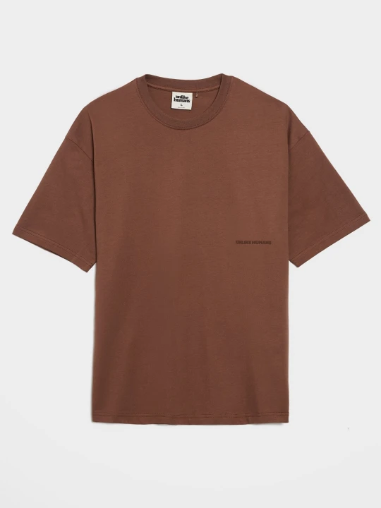 Zdjęcie produktu Unlike Humans T-Shirt Ridge brązowy