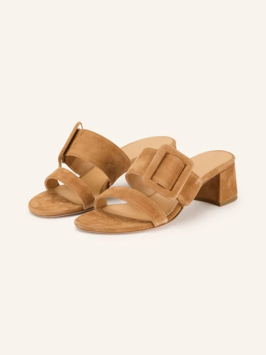 Zdjęcie produktu Unützer Klapki Typu Mules beige KONIAKOWY
