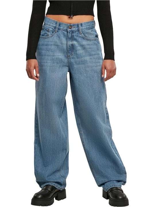 Zdjęcie produktu Urban Classics Dżinsy - Comfort fit - w kolorze niebieskim rozmiar: W28