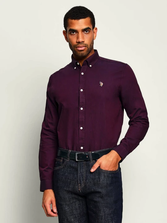 Zdjęcie produktu US Polo ASSN Koszula | Classic fit fioletowy