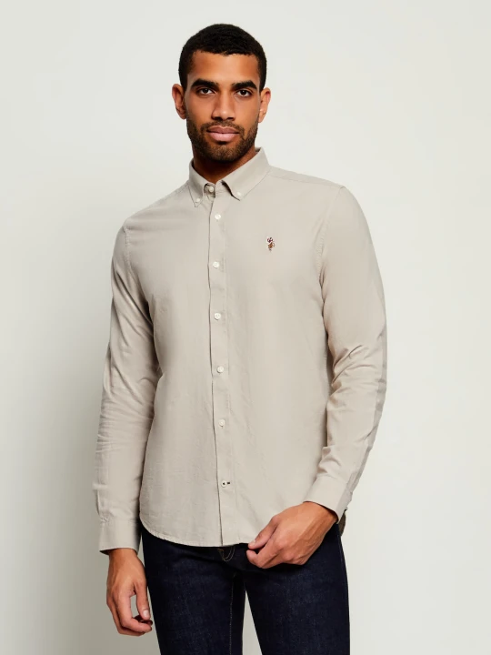 Zdjęcie produktu US Polo ASSN Koszula | Classic fit | oxford szary