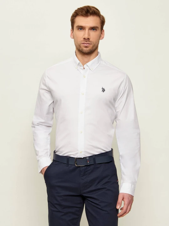 Zdjęcie produktu US Polo ASSN Koszula | Classic fit | stretch biały