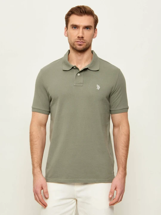 Zdjęcie produktu US Polo ASSN Polo | Classic fit | pique zielony