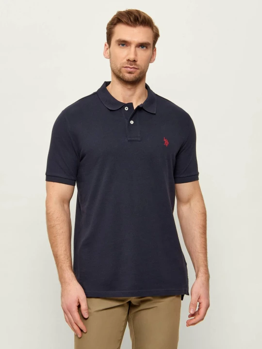 Zdjęcie produktu US Polo ASSN Polo | Classic fit | pique granatowy
